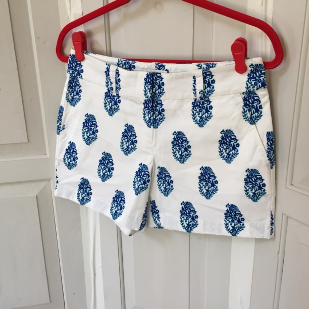 Vineyard Vines White & Blue Shell Fleur Shorts~ "Ocean Reef" NWT - Picture 4 of 11